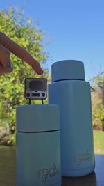 Ceramic Reusable Bottle - Sky Blue 34oz 1Lt