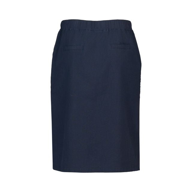 Flat Front Pull On Skirt - Ink