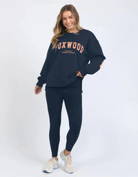 Interval Crew - Navy Peach
