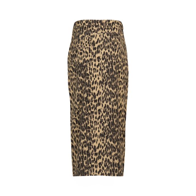 Mid Length Skirt with Centre Front Split - Rafiki