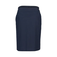 Flat Front Pull On Skirt - Ink