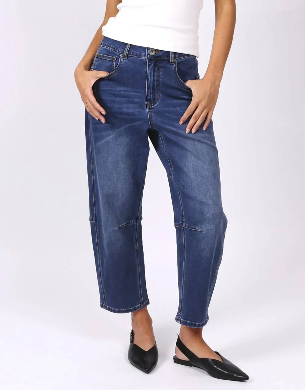 Toni Barrel-Jeans -Blue