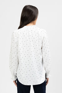 L/S Honey Top - White Scatter Spot
