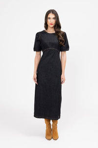 Maya Dress - Washed Black