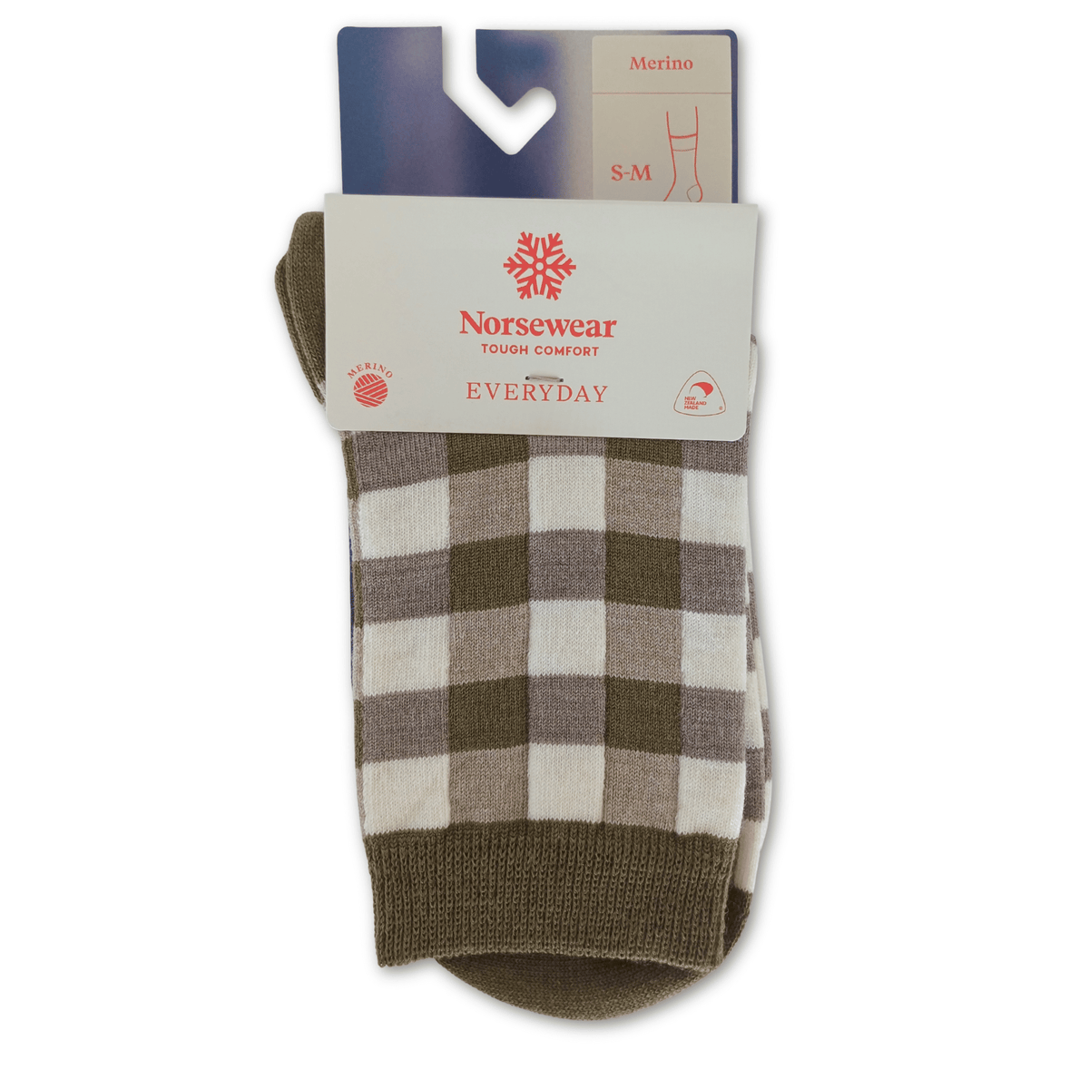 Check Sock / Khaki