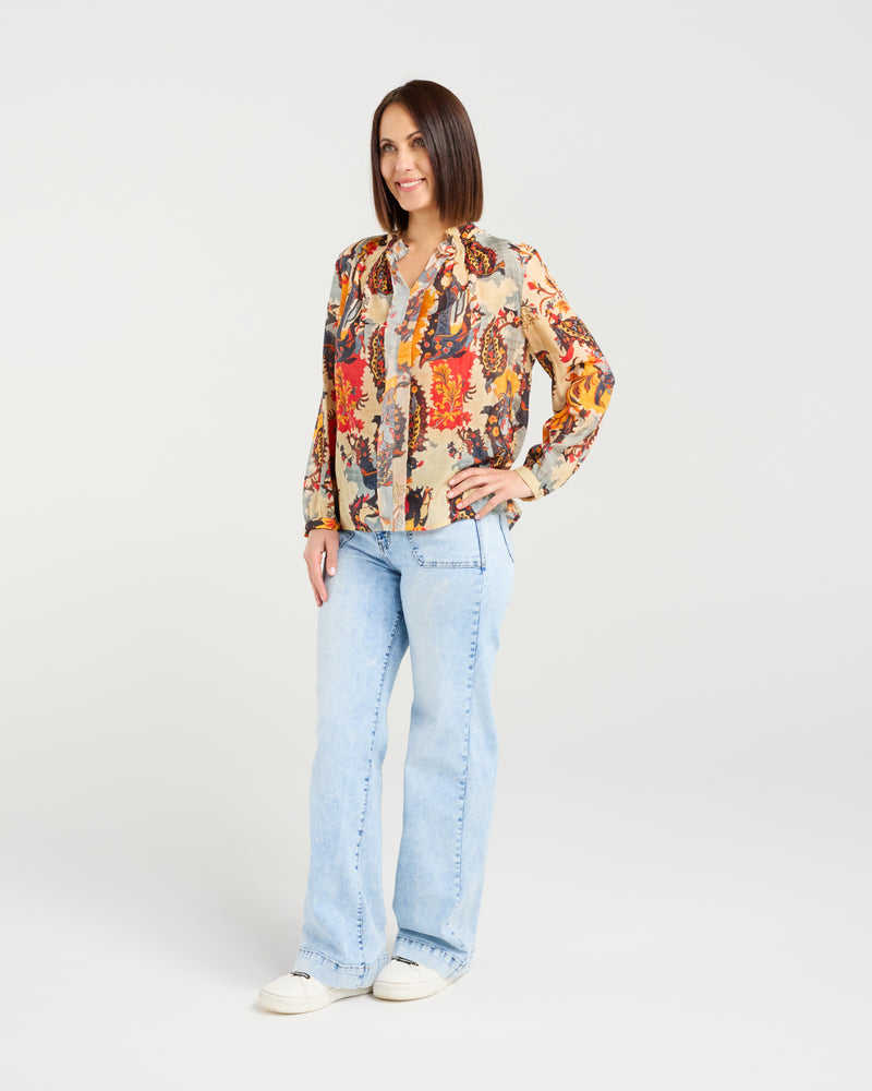 Vivienne Top / Saffron Garden