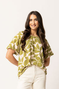 Haven Top / Avocado Leaf