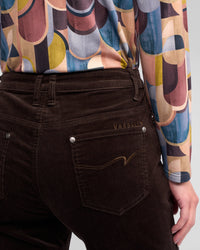 Arch  Straight Leg Full Length Cord / Walnut - Girl Next Door Fashion