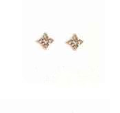 1018-0918 Charming Coin Stud Earring - Gold*