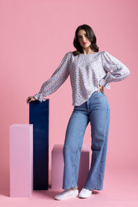 Patti Top / Sky Petal - Girl Next Door Fashion