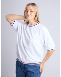 Faye S/S Sweat / White