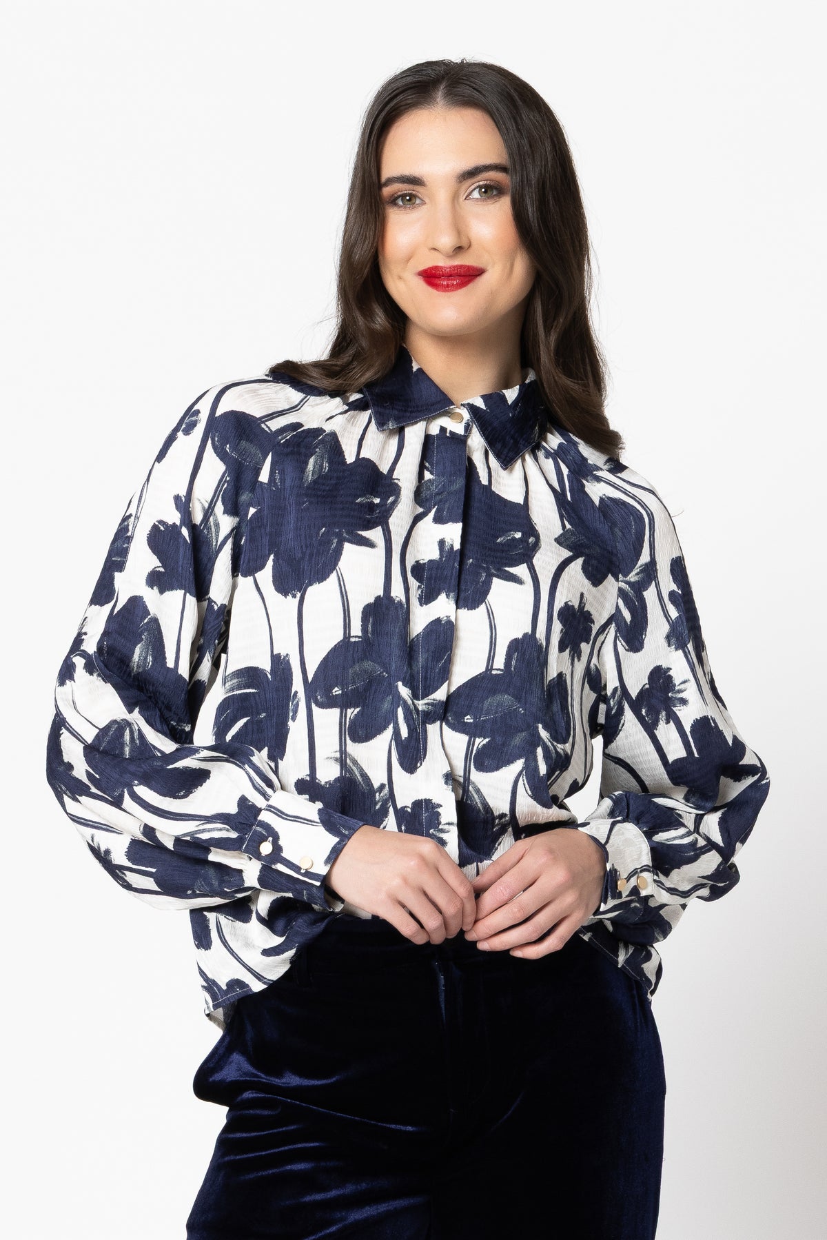 Lizzie Shirt / Navy Harmony