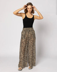 Pilazzo Pant - Zebra Print