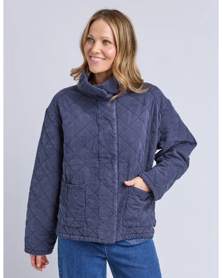 Aurora Quilted Jacket / Navy