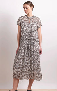 In Print Dress / Petal Print