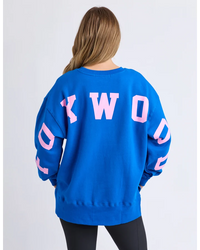 Interval Crew - Cobalt Blue.