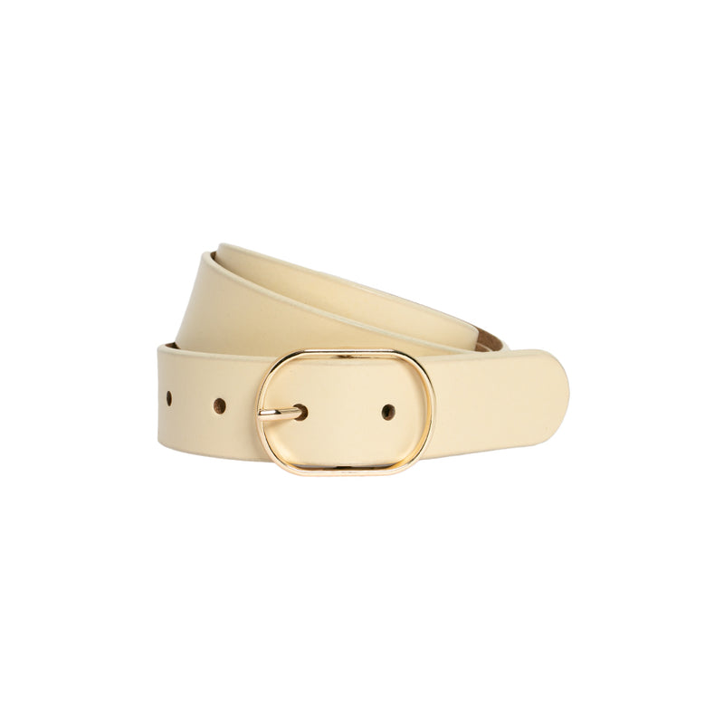 Marla linen leather belt