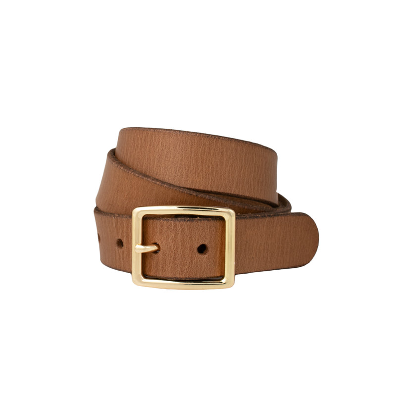 Harper natural leather belt