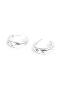 Astro Silver Earrings 1018-1219