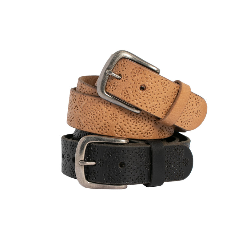 Catherine leather belt- natural