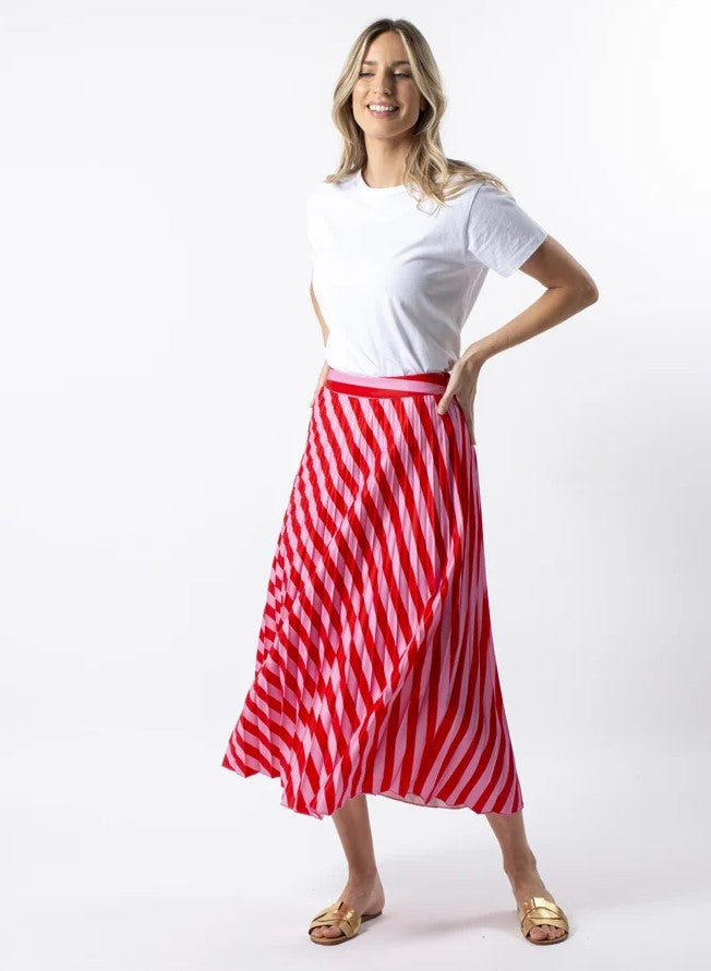 Brigette Skirt - Pink & Red