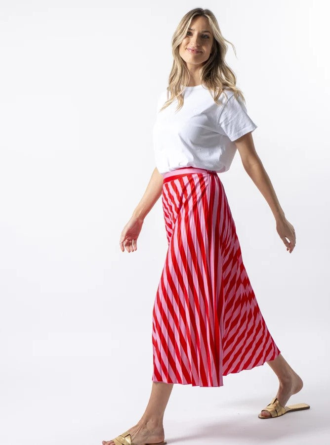 Brigette Skirt - Pink & Red