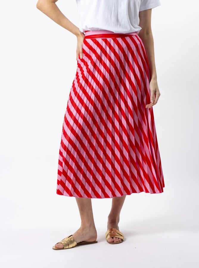 Brigette Skirt - Pink & Red