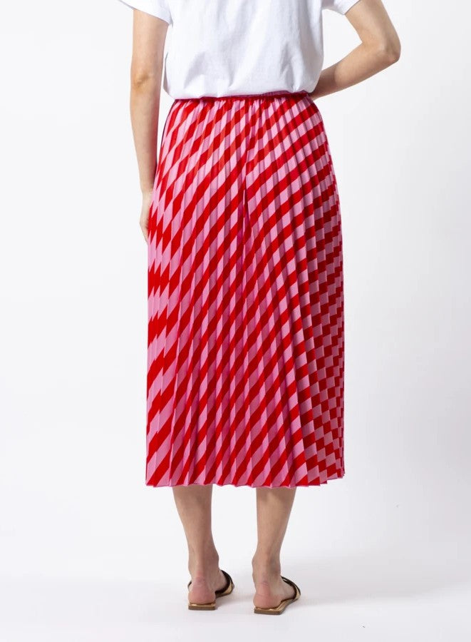 Brigette Skirt - Pink & Red