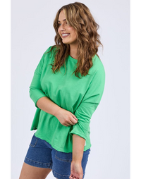 Anya L/S Tee - Spring Green