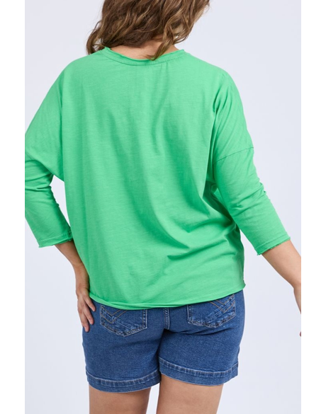 Anya L/S Tee - Spring Green