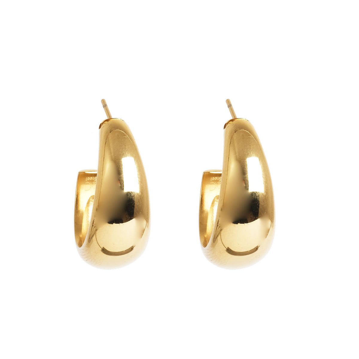 Pure Steel Soft Earring - Gold