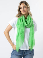 Scarf with Fringe - Mint