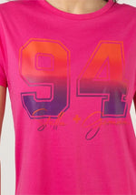 Ace TShirt - Hot Pink Ombre Varsity