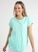 Signature Tee - Neon Mint