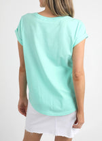 Signature Tee - Neon Mint