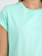 Signature Tee - Neon Mint