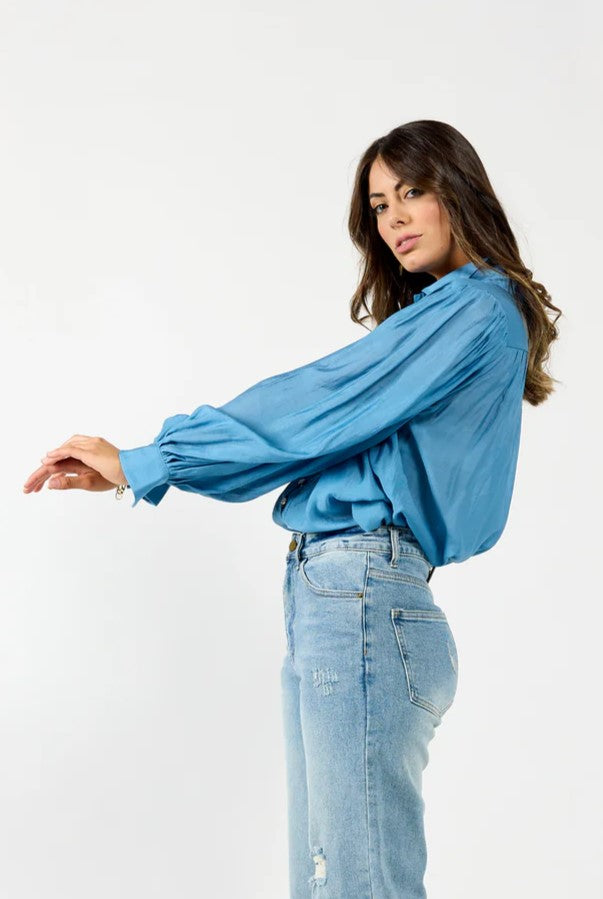 Bristol Blouse - Cornflower