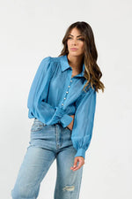 Bristol Blouse - Cornflower