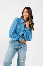 Bristol Blouse - Cornflower