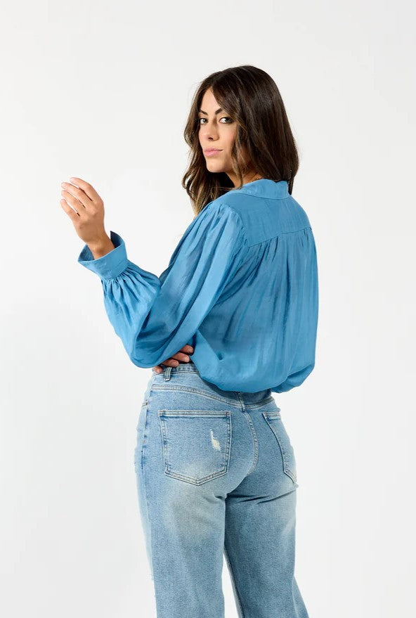 Bristol Blouse - Cornflower