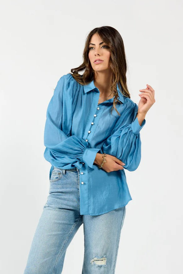 Bristol Blouse - Cornflower