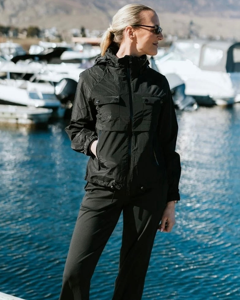 Gracie Wind Breaker Jacket / Black