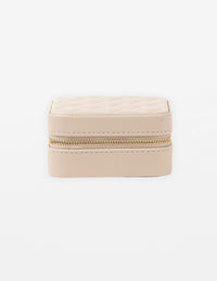 Jewel Box - Putty Quilted Large Square