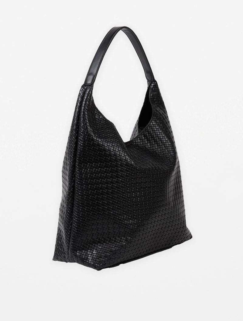 Astra Weave Tote - Black