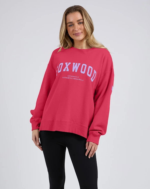 Interval Crew - Raspberry with Neon Lilac