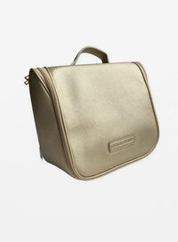 Hanging Makeup Case - Gold