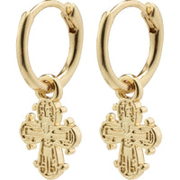 Dagmar Recycled Huggie Hoop Earring - Gold Plated
