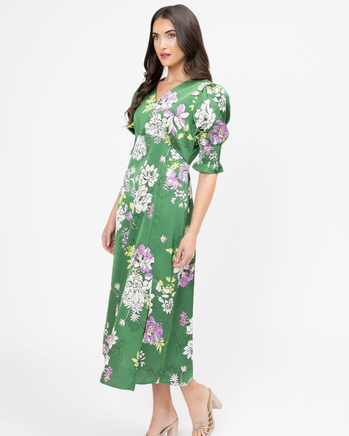 Florence Dress / Kelly Satin