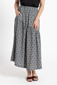 Devine Maxi Skirt / Black Heart