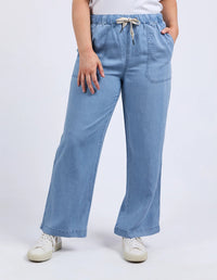 Payton Chambray Pant / Blue